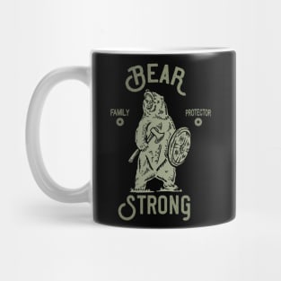 Bear Strong Papa Mug